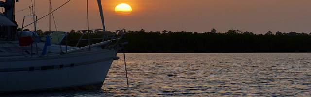 Mouillage dans le delta du Sine Saloum Bandeau photo