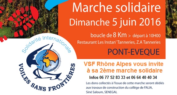 VSFARA 2 affiche Marche Solidaire bandeau